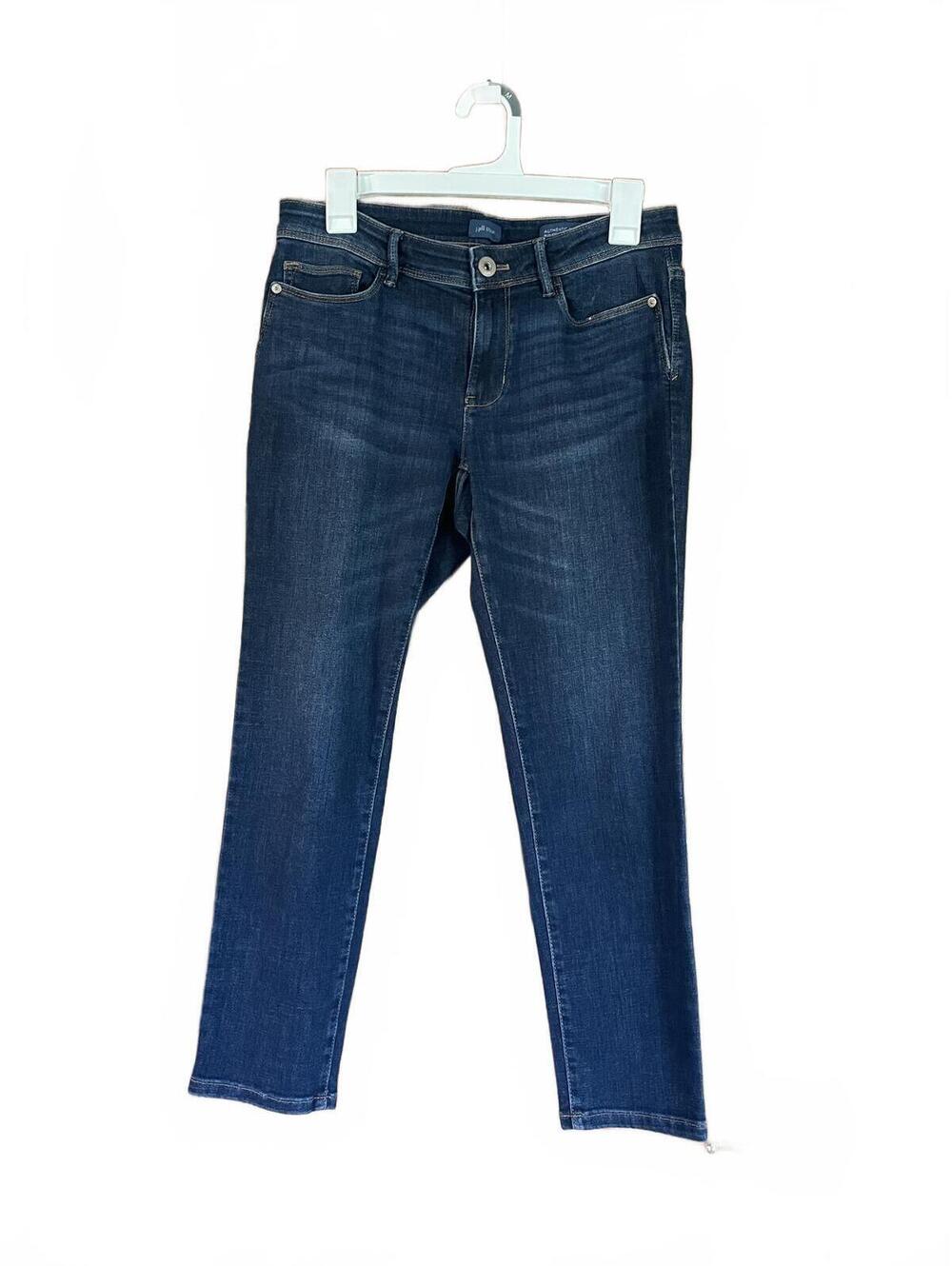 J.Jill Denim Pants Sz 6 Authentic Fit Slim Ankle 26” inseam 8” rise 16-17” waist